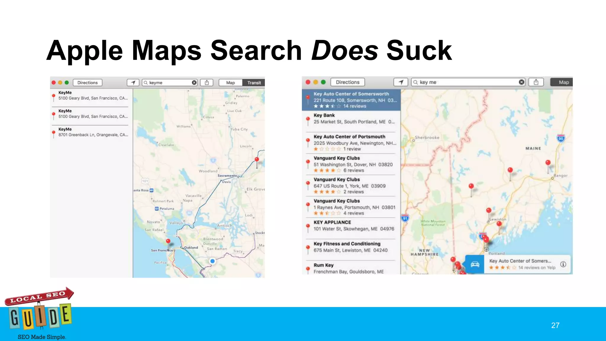Apple Maps Search Does Suck
27
 