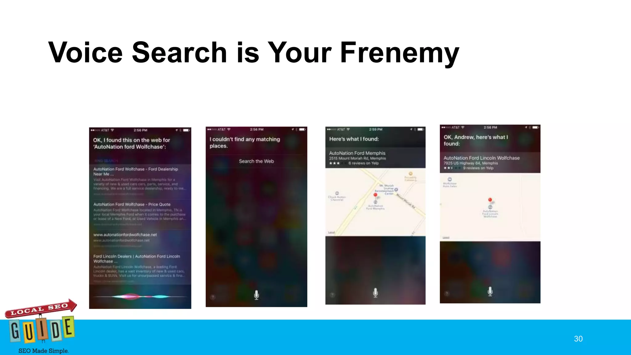 Voice Search is Your Frenemy
30
 