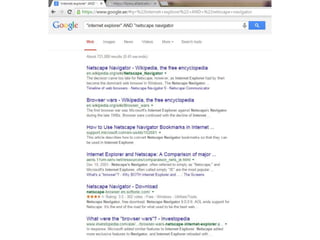 Search engine and boolean operators