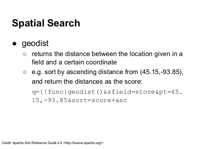 solr geodist solr geodist