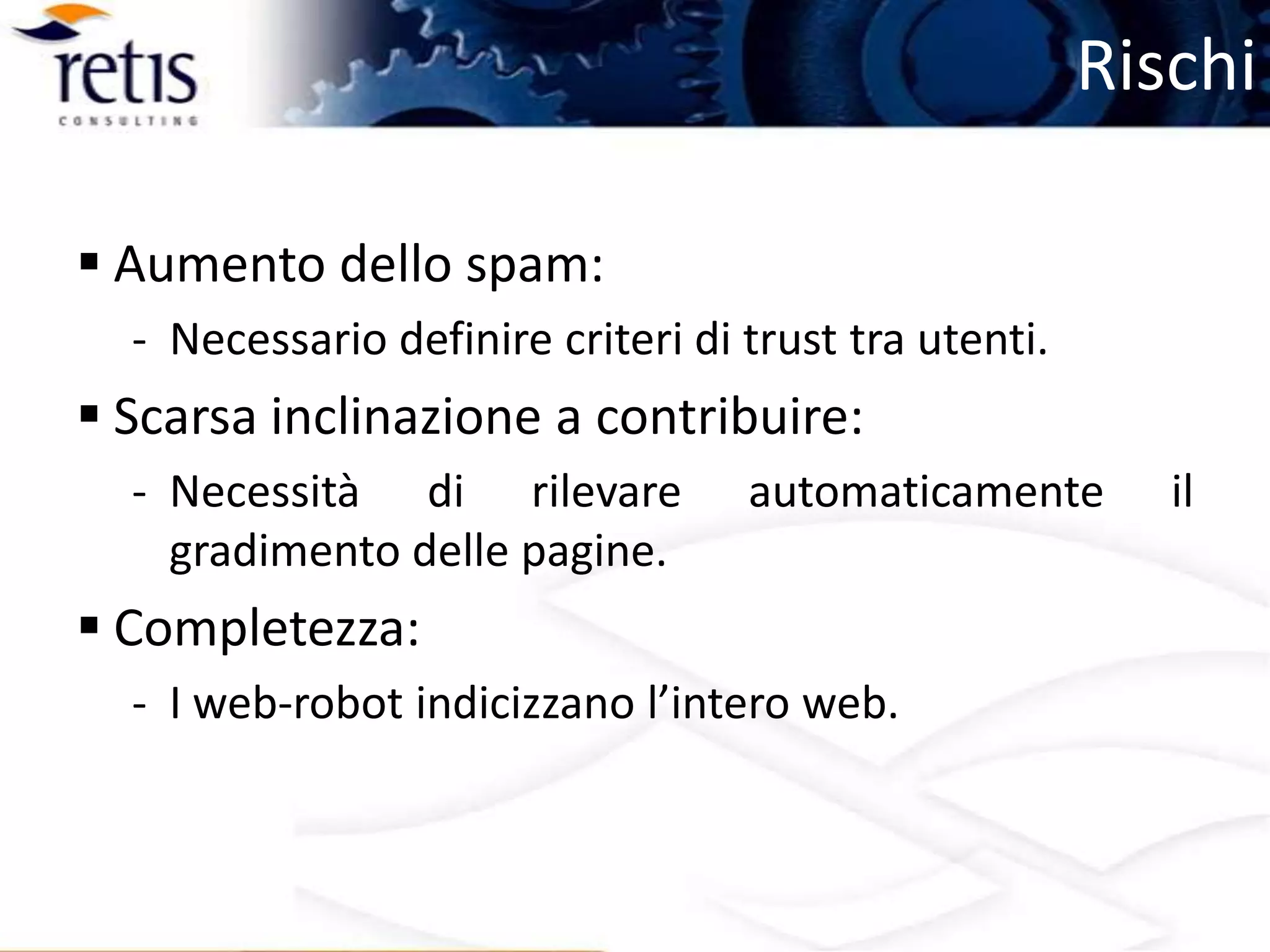 Evoluzione dei Motori di Ricerca