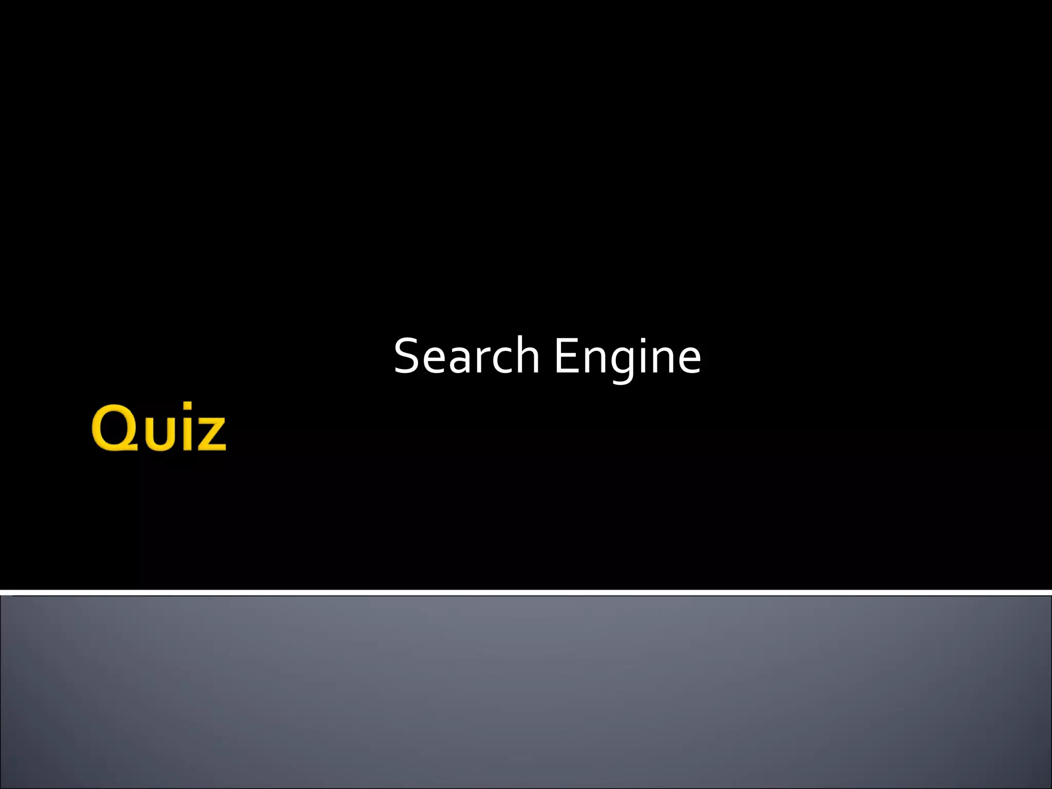 Search Engine 