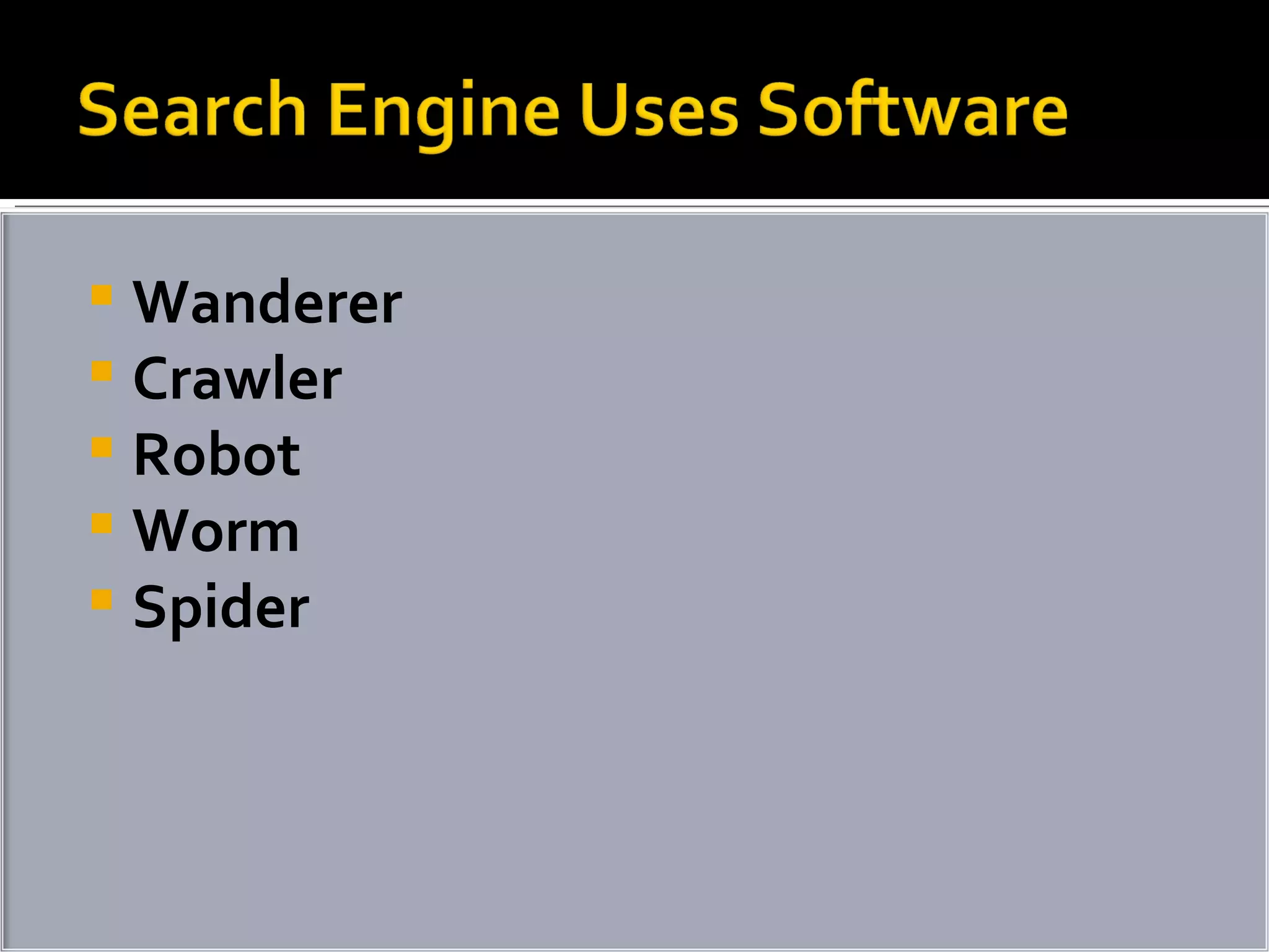 Wanderer Crawler Robot Worm Spider 