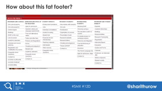 #SMX #12D @sharithurow
How about this fat footer?
 