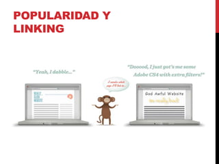 POPULARIDAD Y
LINKING
 