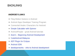 BACKLINKS
 