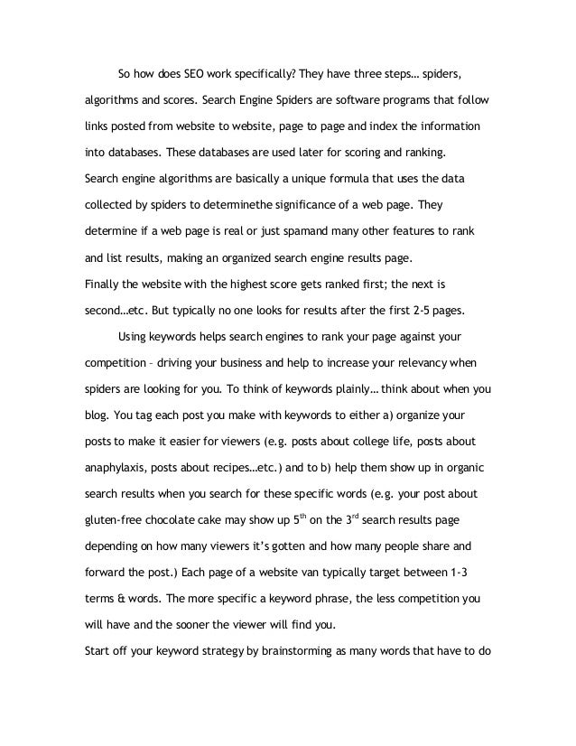 How to make a website essay