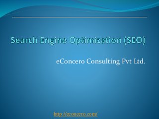 eConcero Consulting Pvt Ltd.
http://econcero.com/
 
