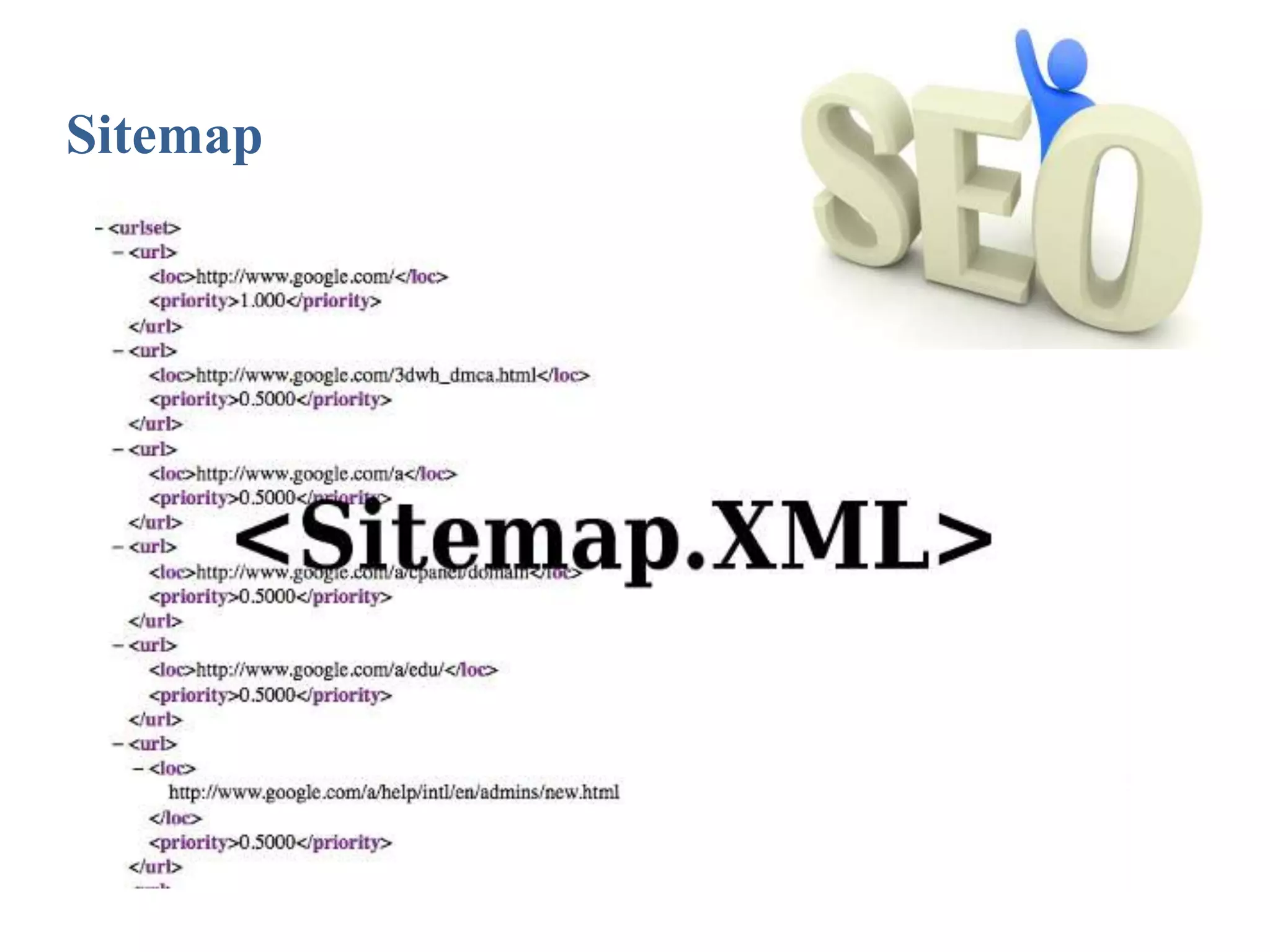 Sitemap 
 