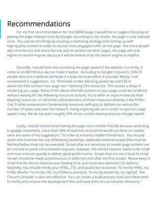 Search Engine Optimization Project | PDF