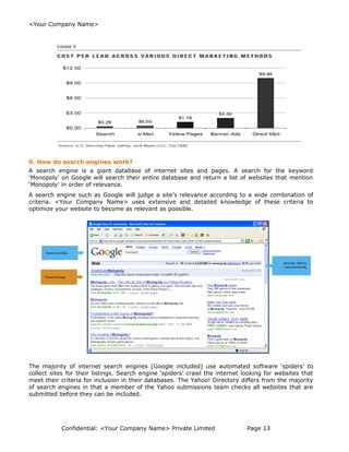 Search engine optimization proposal | DOC