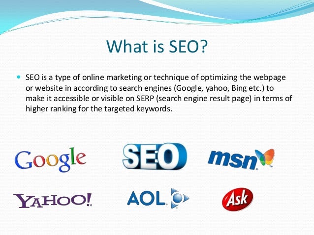 Search engine optimization