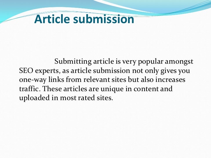 Article submission web-sites and SEO | SEO Q&A | Moz submit articles seo
