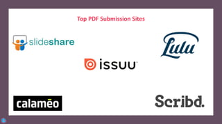 Top PDF Submission Sites
 