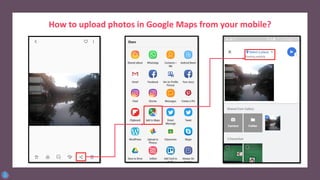 How to upload photos in Google Maps from your mobile?
 