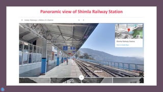 Panoramic view of Shimla Railway Station
 