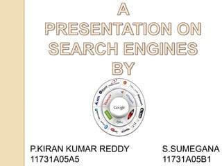 P.KIRAN KUMAR REDDY   S.SUMEGANA
11731A05A5            11731A05B1
 