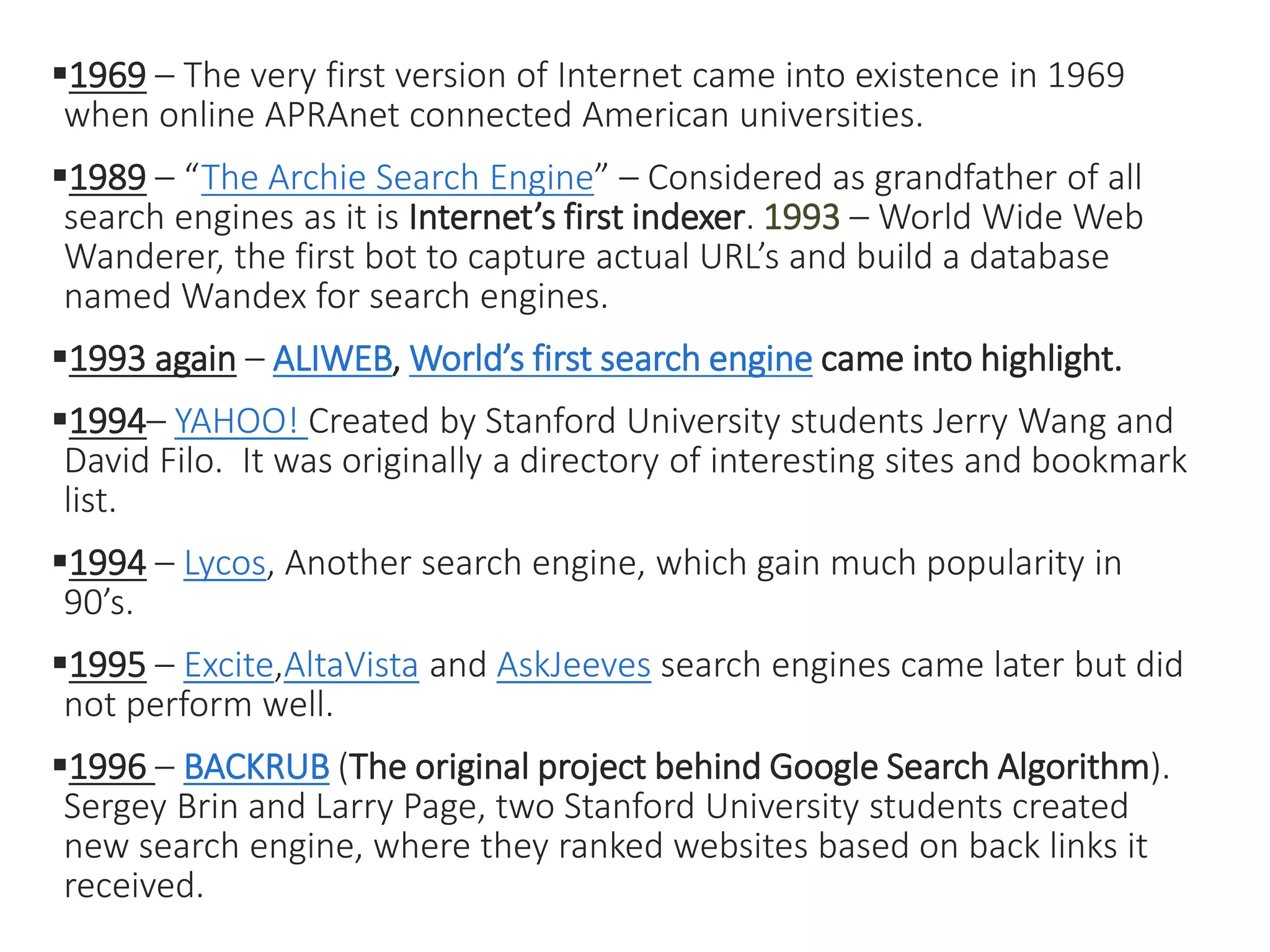 SEARCH ENGINE | PPTX