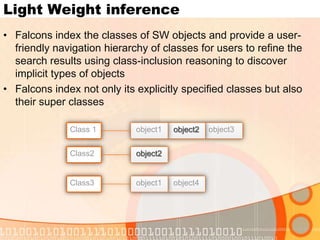 Light Weight inference The system will not recommend all the sub classes instead it use simple algorithm to determine which ones should be provided to userOrgnizedEvent