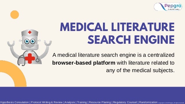 best medical literature search engine