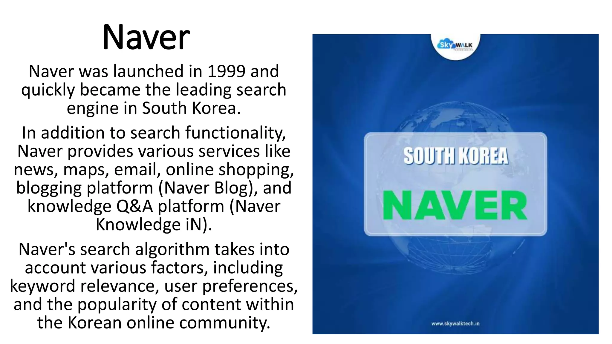 Most Used Search Engine Worldwide | PPTX