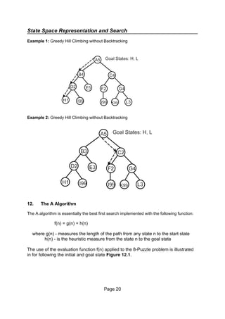 State Space Representation and Search | PDF