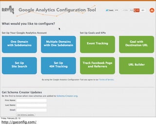 Friday, February 22, 13

http://gaconﬁg.com/
 