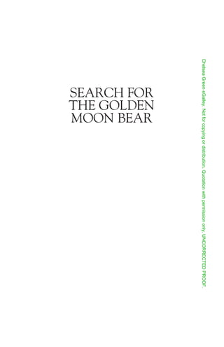 Search For the Golden Moon Bear Preview