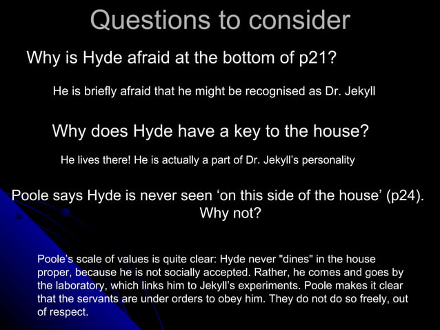 Jekyll And Hyde Chapter 2 PPT