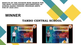 School based feeding program in the Philippines | PPTX