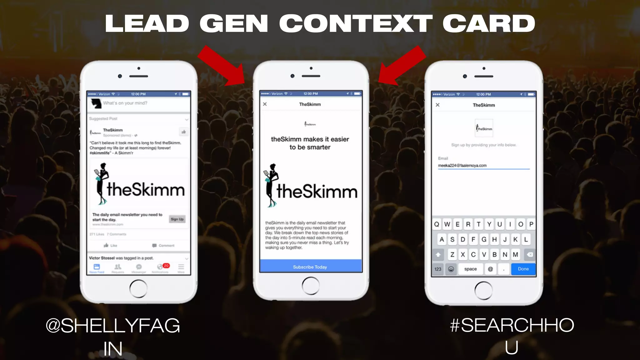LEAD GEN CONTEXT CARD
#SEARCHHO
U
@SHELLYFAG
IN
 