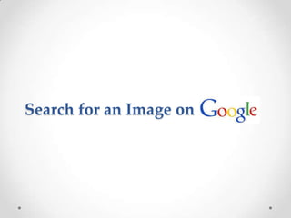 Search for an Image on
 