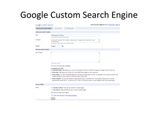 Google Custom Search Engine 