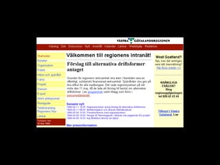 Searching for a Usable and Effective Intranet