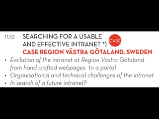 Searching for a Usable and Effective Intranet