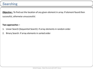 Searching algorithms | PPT