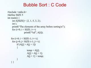Comprehensive Guide to Arrays, Searching, and Sorting Algorithms in C ...