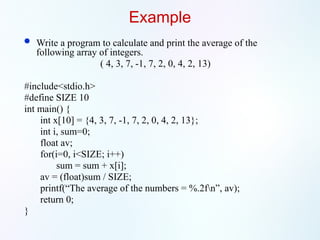 Comprehensive Guide to Arrays, Searching, and Sorting Algorithms in C ...