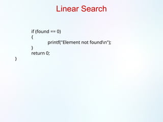 Comprehensive Guide to Arrays, Searching, and Sorting Algorithms in C ...