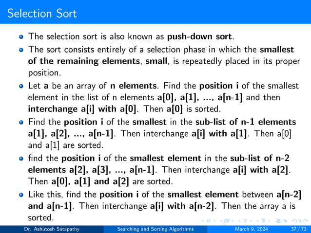 Searching and Sorting Algorithms | PDF | Search | Internet