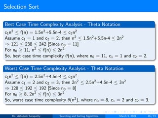 Searching and Sorting Algorithms | PDF