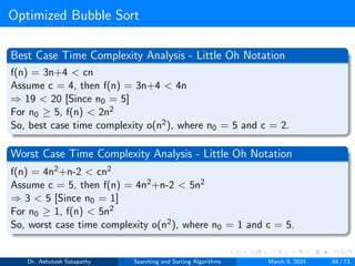 Searching and Sorting Algorithms | PDF