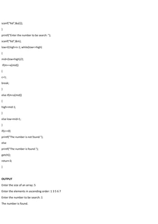 Searching and Sorting in Data Structures with examples | PDF