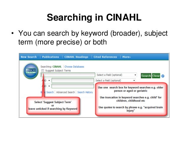 searching-cinahl