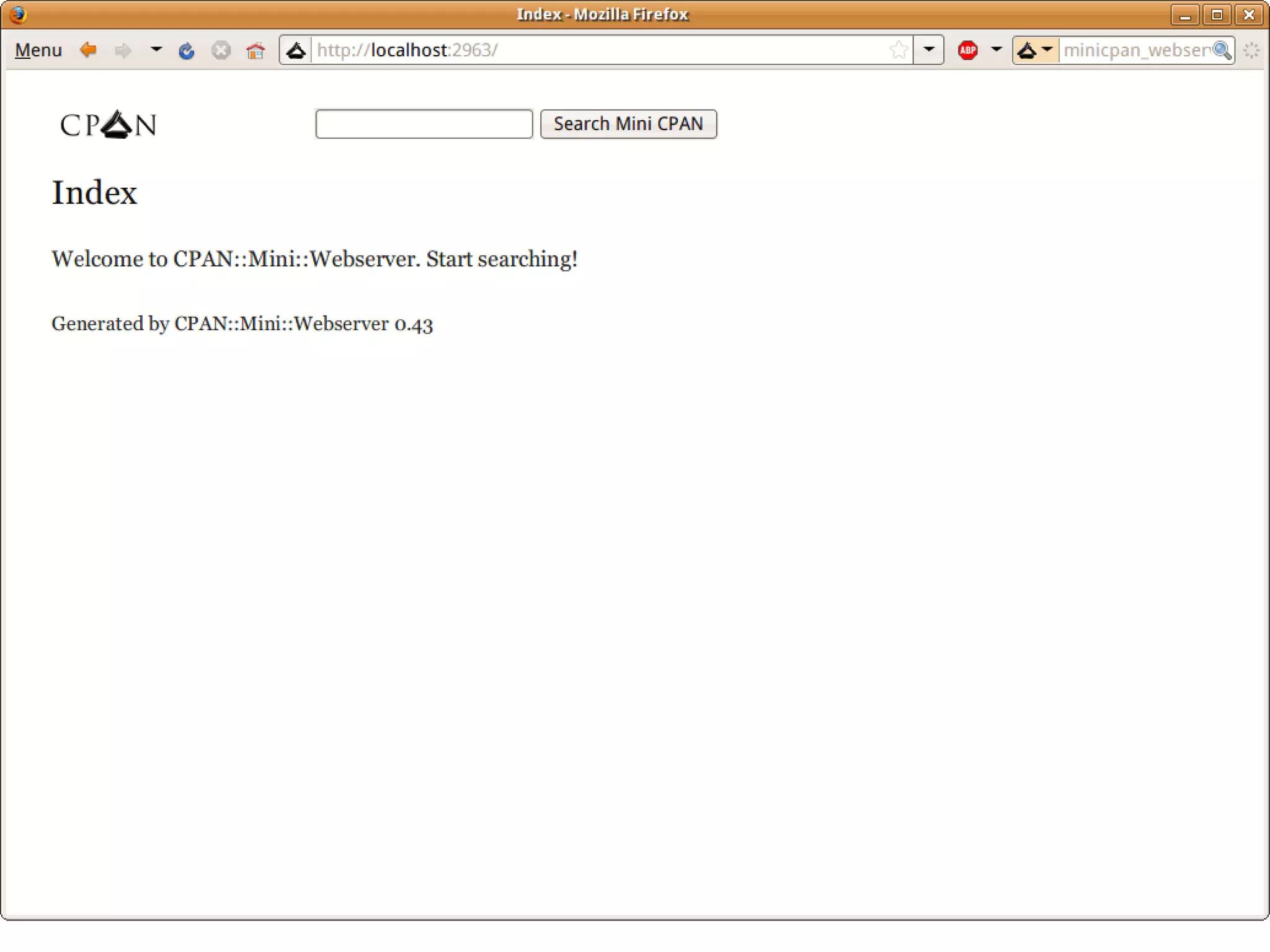 Searching CPAN Offline