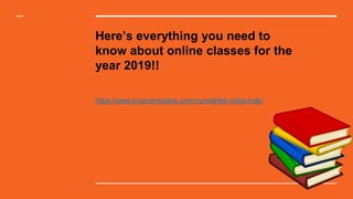 Here’s everything you need to
know about online classes for the
year 2019!!
https://www.buyonlineclass.com/mymathlab-class-help/
 