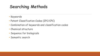 Searching for Patents | PDF
