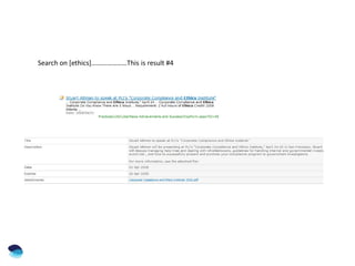 Search on [ethics]…………………This is result #4
 
