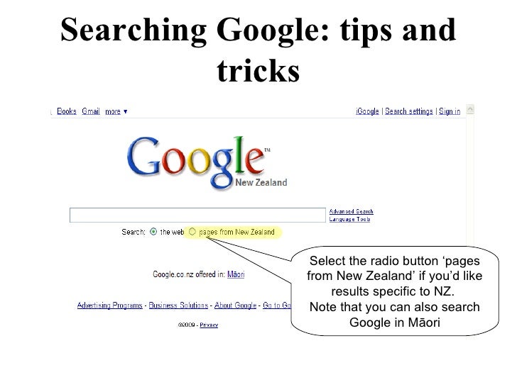 searching tips