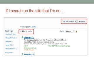 If I search on the site that I’m on… 
 